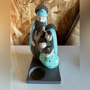 PartyLite Modern Holy Family Nativity Tealight Holder